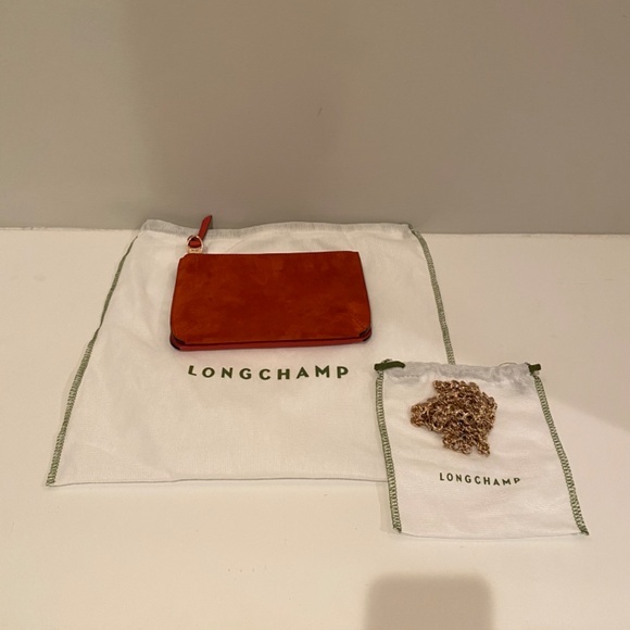 NWOT Longchamp Crossbody “Mailbox” bag PLUS Gold Chain Strap - Perfect Fall Bag! - Picture 13 of 13